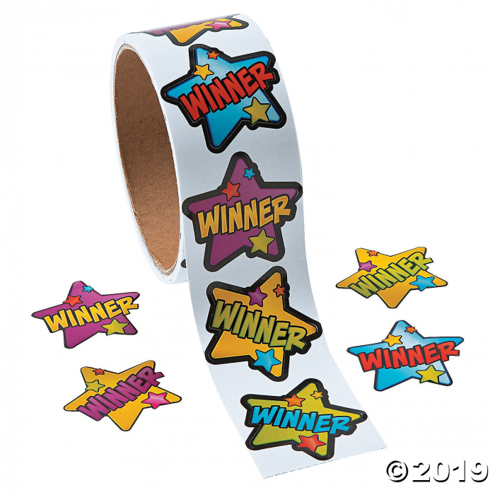 Winner Stickers (1 Roll(s))