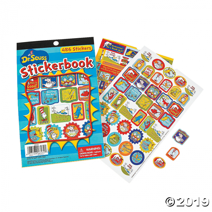 Dr. Seuss Awesome Sticker Book (486 Piece(s))