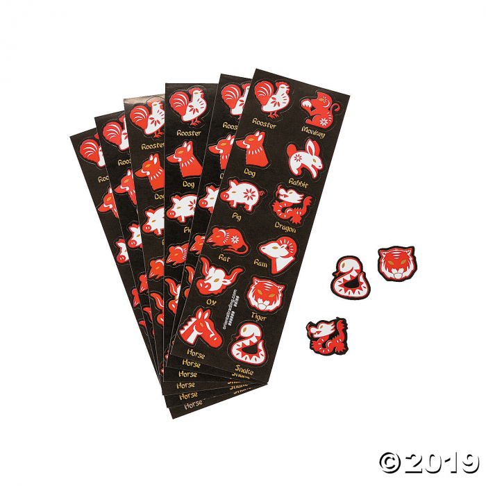 Chinese New Year Sticker Sheets (24 Sheet(s))