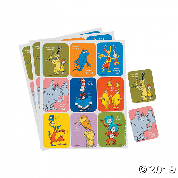 Dr. Seuss Character Stickers (4 Sheet(s))