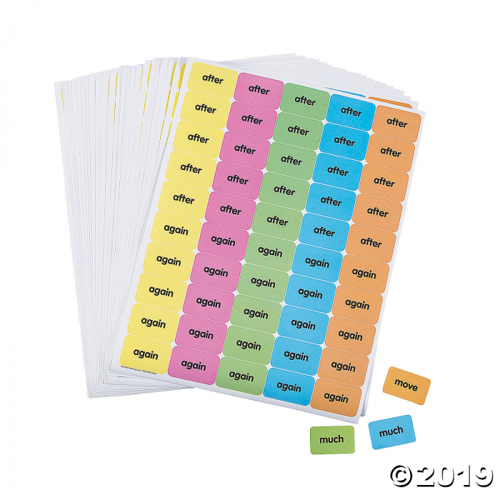 Sight Word Stickers  101-200 (50 Sheet(s))