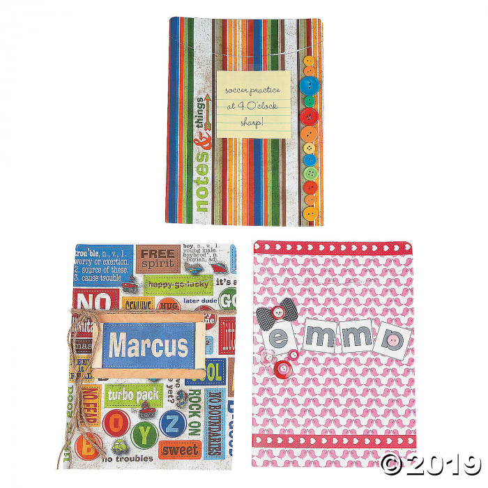 DIY Jumbo Library Pockets (Per Dozen)
