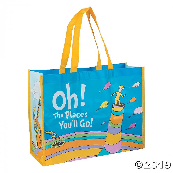 Large Dr. Seuss Oh, the Places You'll Go Shopper Tote Bag (1 Piece(s))