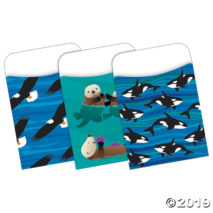 Barker Creek® Sea & Sky Library Pockets (30 Piece(s))