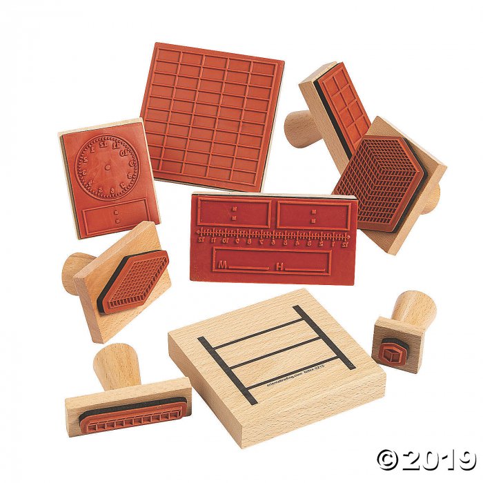 Teacher Wood Stamps Assortment (9 Piece(s))