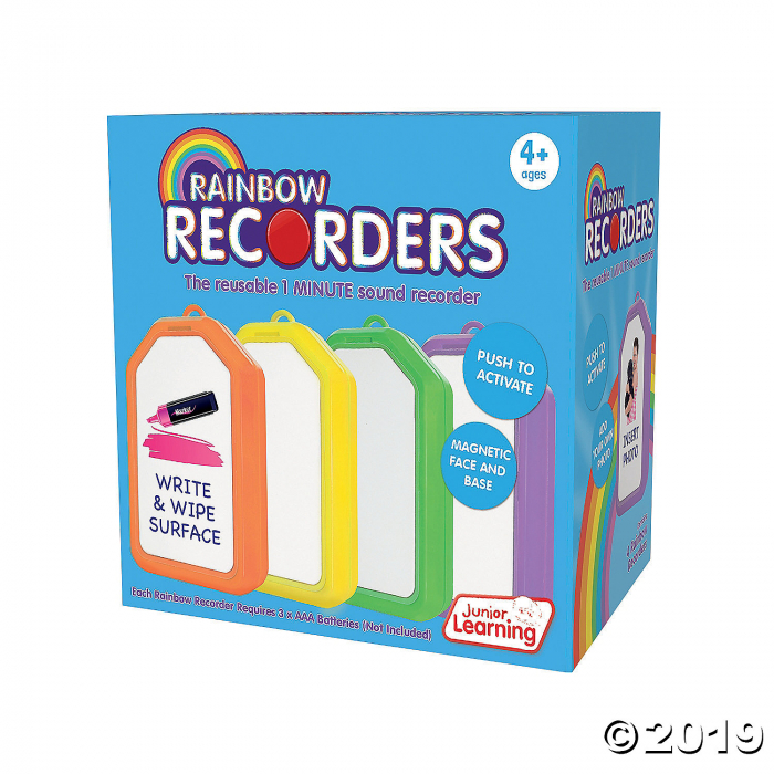 Rainbow Recorders  Set of 4 (1 Set(s))