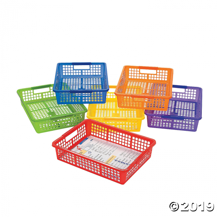 Classroom Storage Baskets with Handles (1 Set(s)) Classroom Storage Baskets with Handles (1 Set(s))