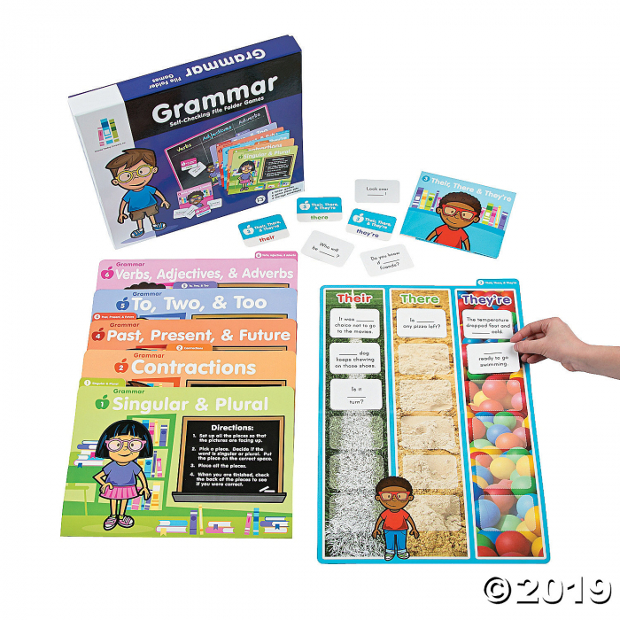 Grammar File Folder Games (6 Piece(s))