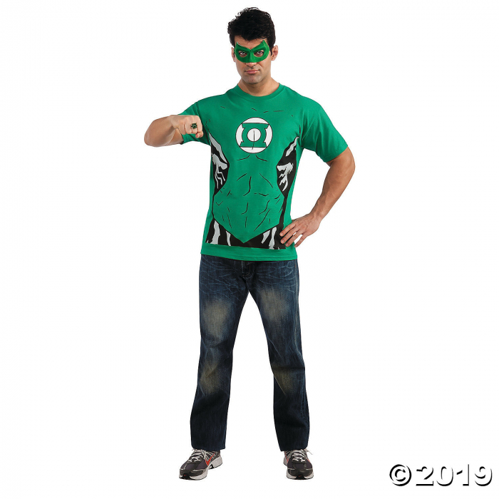 Men's Green Lantern Shirt Costume (1 Piece(s)) Men's Green Lantern Shirt Costume (1 Piece(s))