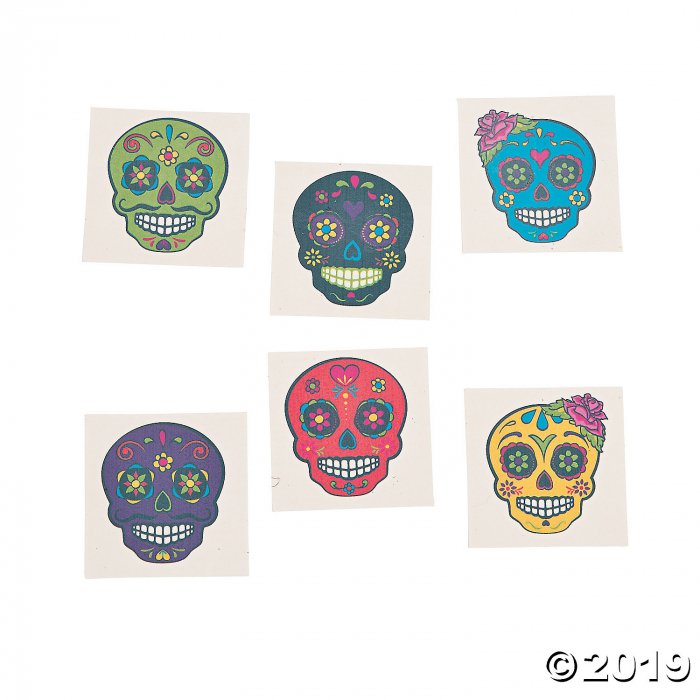 Sugar Skull Tattoos (72 Piece(s))
