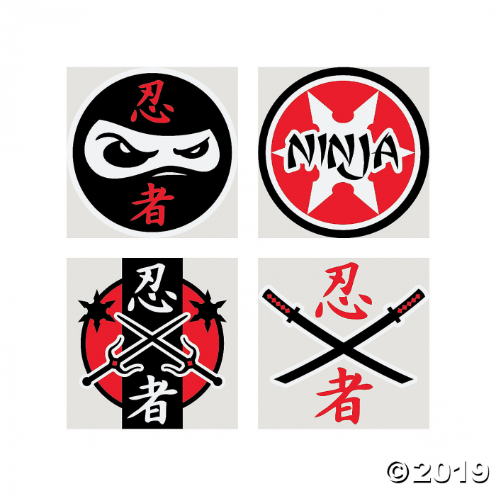 Ninja Tattoos (72 Piece(s))