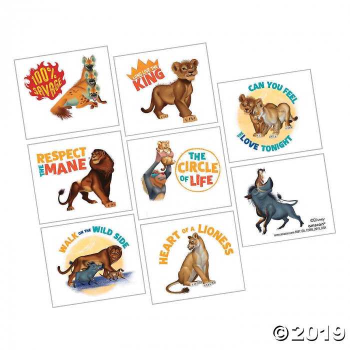 The Lion King Temporary Tattoos (16 Piece(s))