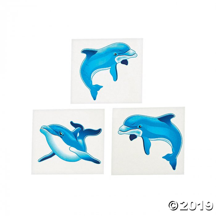 Dolphin Party Tattoos (72 Piece(s))