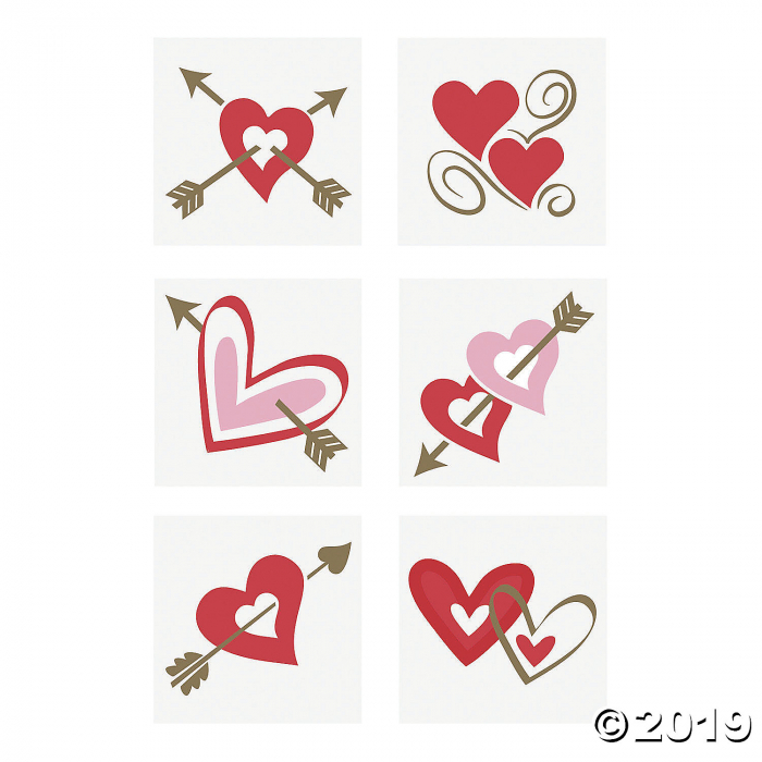 Valentine's Day Tattoos (72 Piece(s))