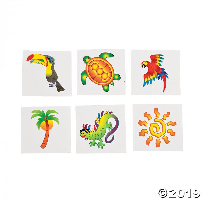 Tropical Tattoos (72 Piece(s))