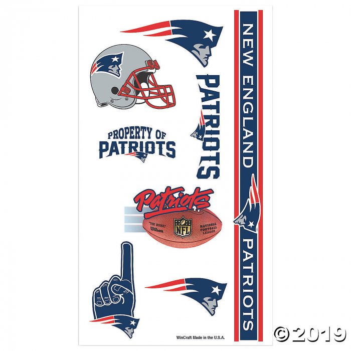 NFL® New England Patriots Tattoos (7 Piece(s))