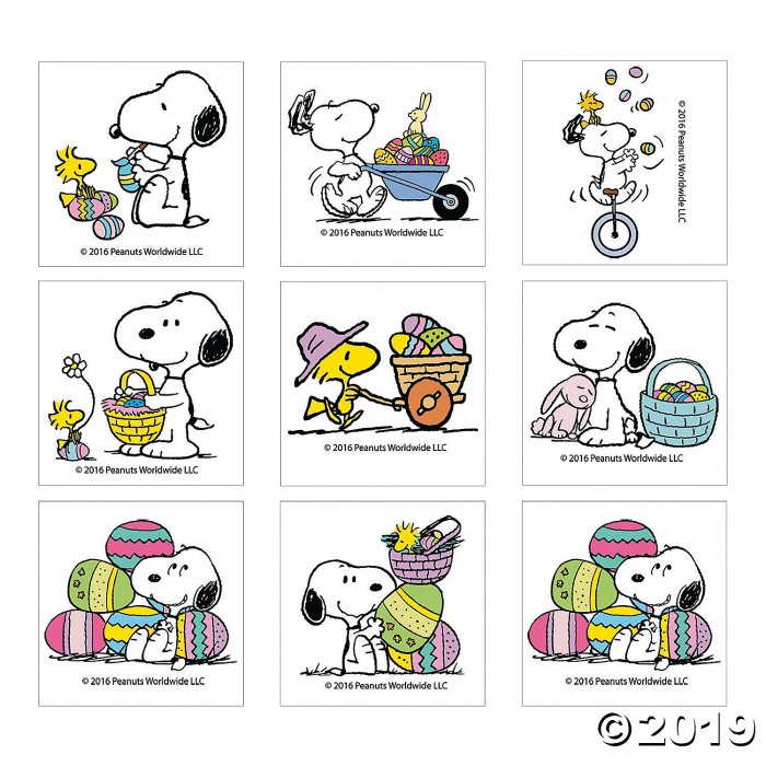 Peanuts® Easter Tattoos (72 Piece(s))