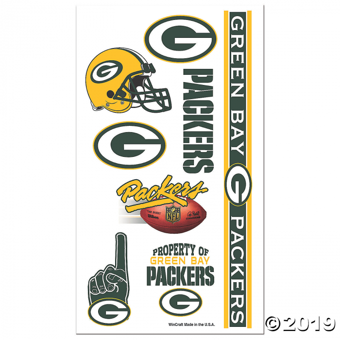 NFL® Green Bay Packers Tattoos (7 Piece(s))