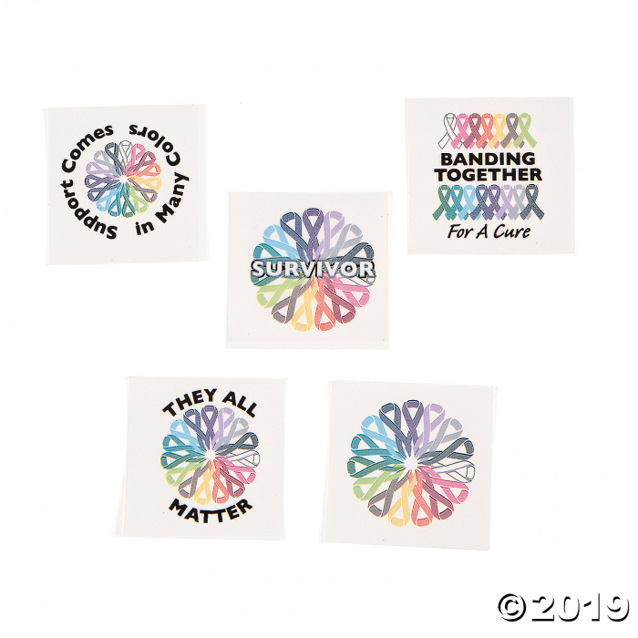 Cancer Awareness Tattoos (72 Piece(s))