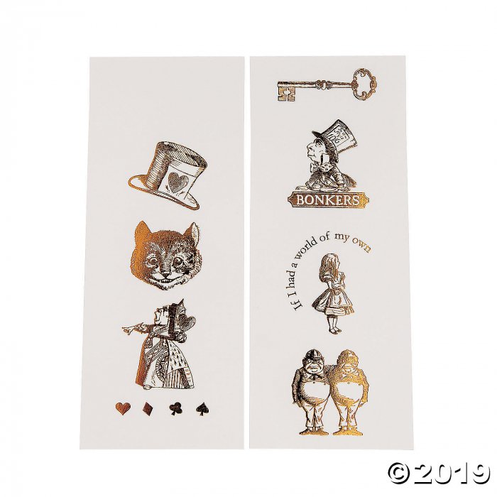 Truly Alice Gold Temporary Tattoos (11 Piece(s))