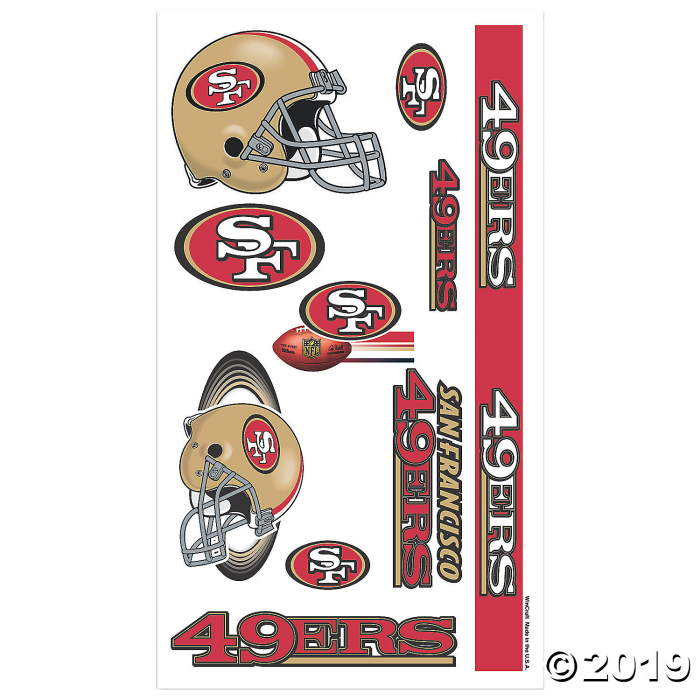 NFL® San Francisco 49ers Tattoos (7 Piece(s))