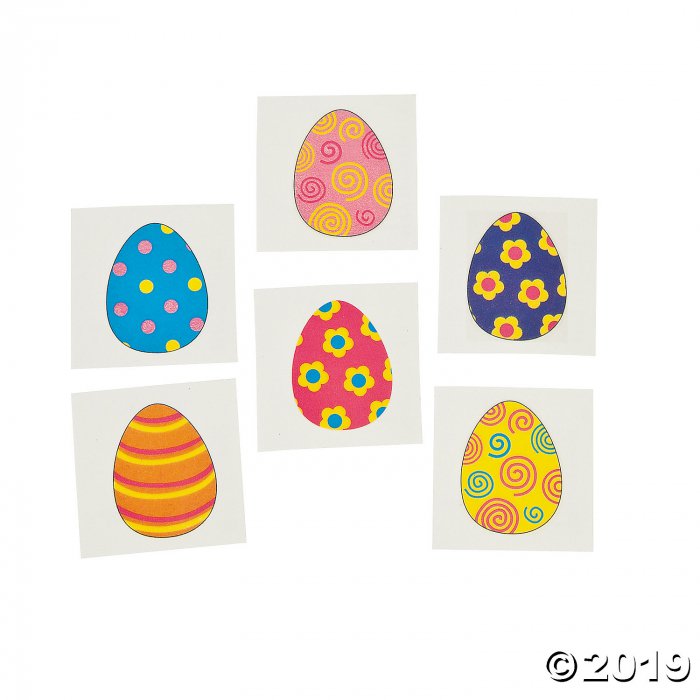 Egg-Streme Easter Tattoos (72 Piece(s))