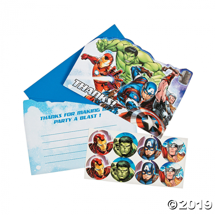 Marvel Avengers Thank You Cards (8 Piece(s))