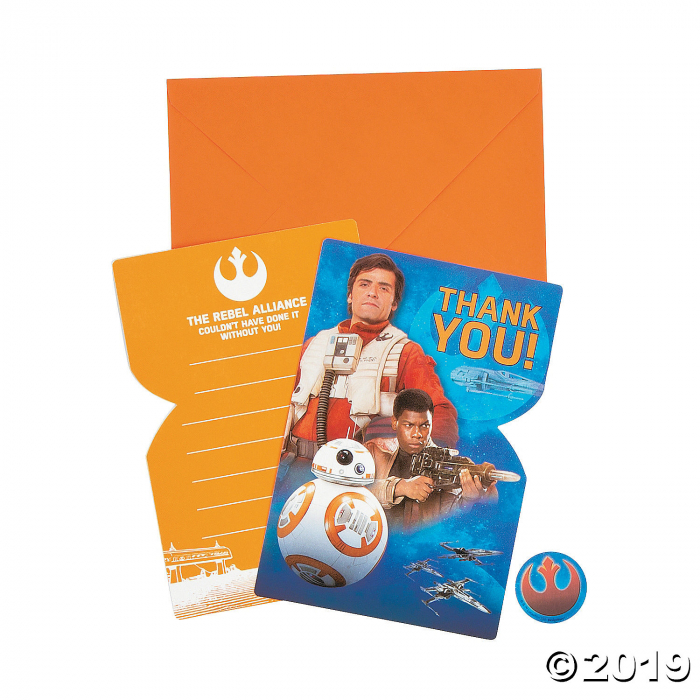 Star Wars Episode VII: The Force Awakens Thank You Cards (8 Piece(s)) Star Wars Episode VII: The Force Awakens Thank You Cards (8 Piece(s))