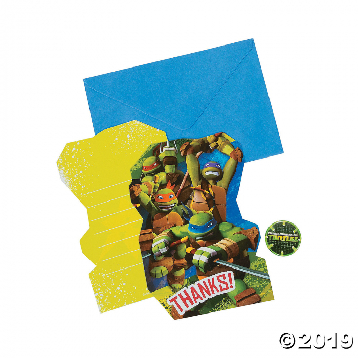 Teenage Mutant Ninja Turtles Thank You Cards (8 Piece(s))