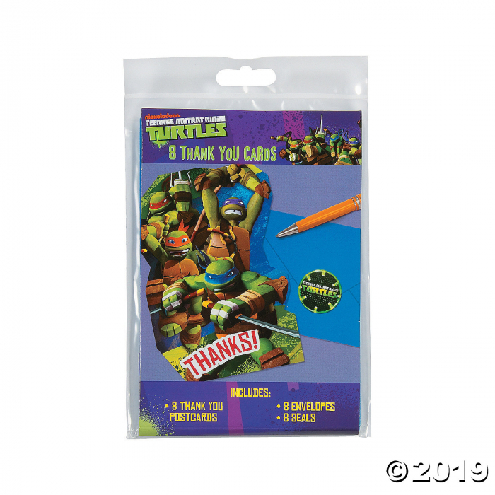 Teenage Mutant Ninja Turtles Thank You Cards (8 Piece(s))