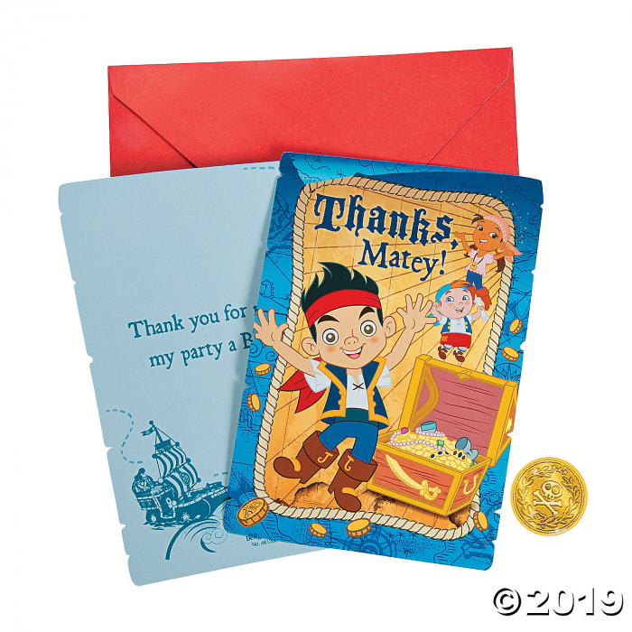 Jake and the Never Land Pirates Thank You Cards (8 Piece(s))