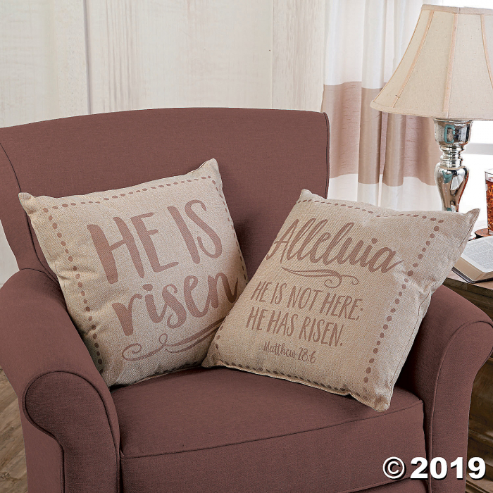 Religious Easter Pillows (1 Set(s))