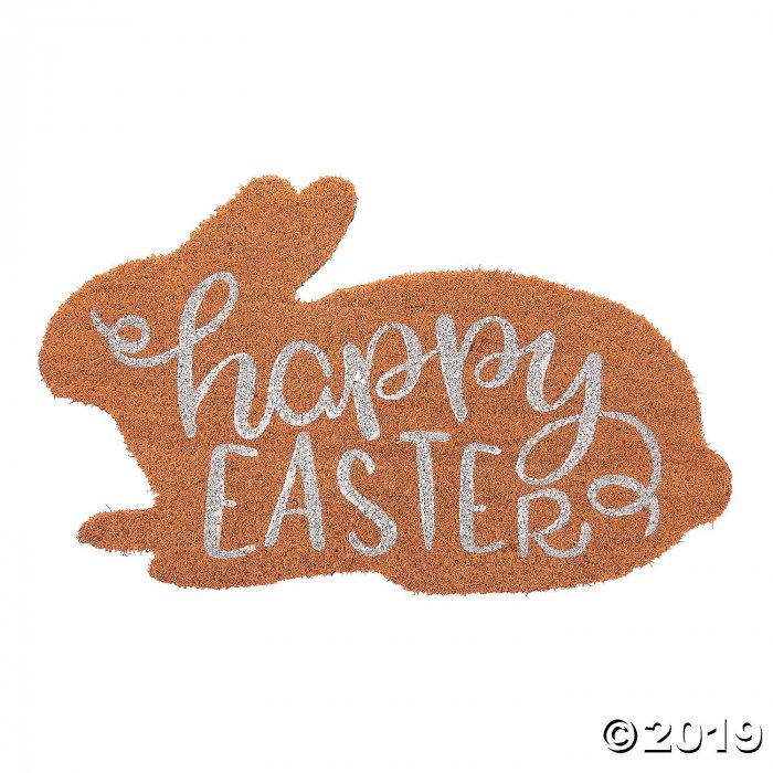 Happy Easter Bunny Coir Mat (1 Piece(s))