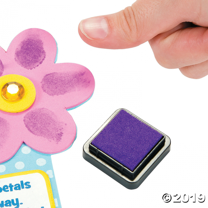 Thumbprint Flower Sign with Poem Craft Kit (Makes 12)