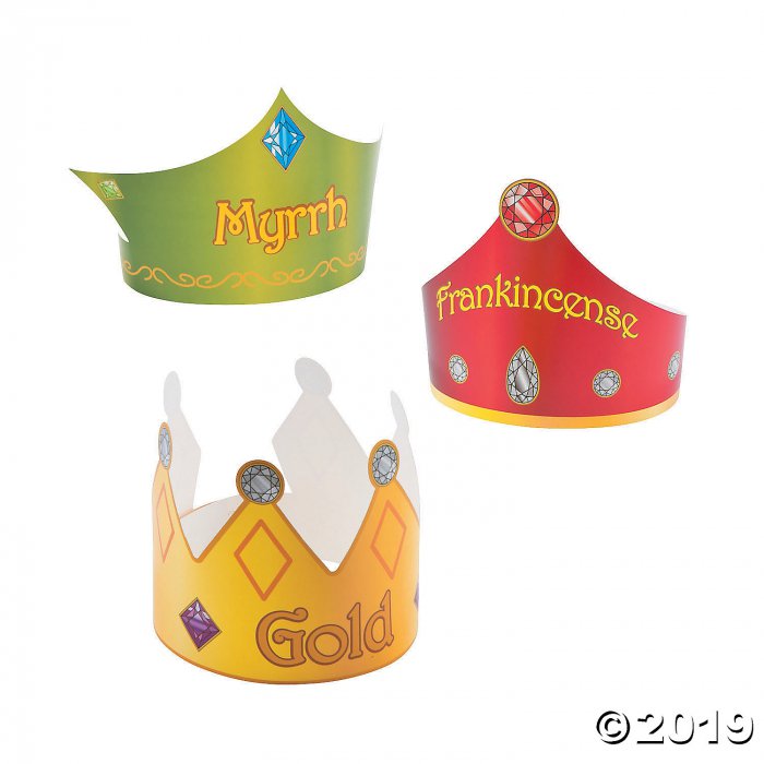 Three Kings Gift Crowns (1 Set(s))