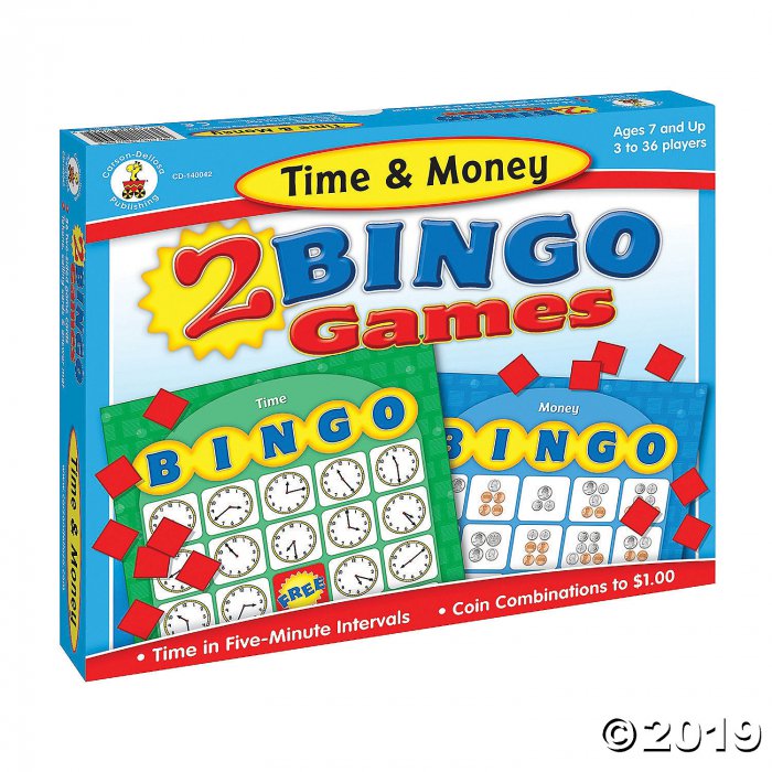 Time and Money Bingo Game (1 Piece(s))