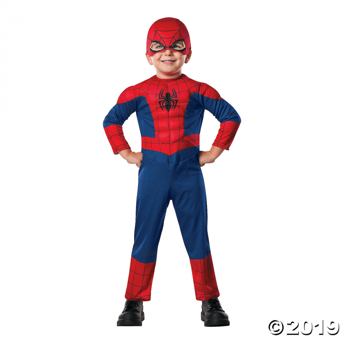 Toddler Boy's Deluxe Muscle Chest Spider-Man Costume - 2T (1 Piece(s)) Toddler Boy's Deluxe Muscle Chest Spider-Man Costume - 2T (1 Piece(s))