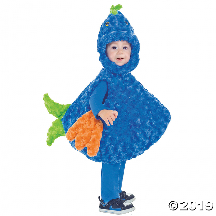 Baby/Toddler Blue & Green Big Mouth Fish Costume - 6-12 Months (1 Piece(s))