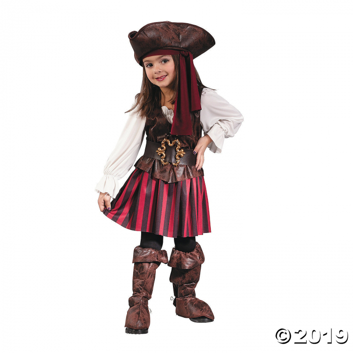 Toddler Girl's High Seas Pirate Costume - 3T-4T (1 Set(s)) Toddler Girl's High Seas Pirate Costume - 3T-4T (1 Set(s))