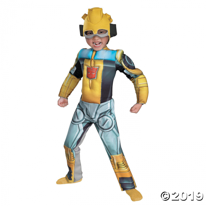 Toddler Boy's Muscle Chest Transformers Bumblebee Rescue Bot Costume - 3T-4T (1 Piece(s))