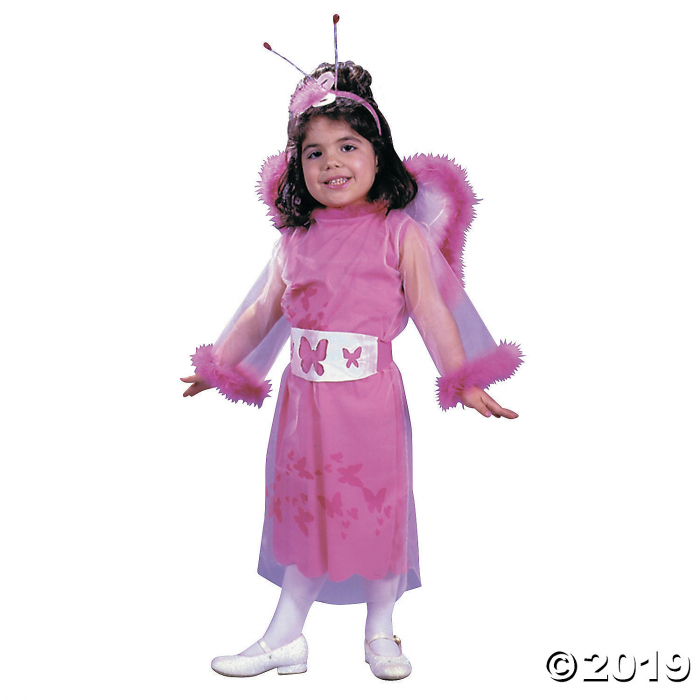 Toddler Girl's Feathery Butterfly Costume - 3T-4T (1 Piece(s))