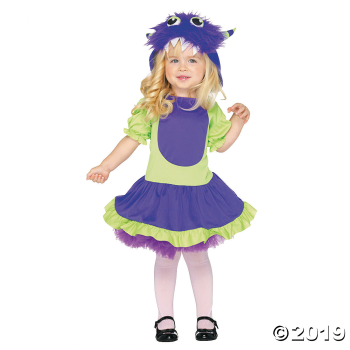 Toddler Girl's Cuddle Monster Costume - 3T-4T (1 Piece(s))