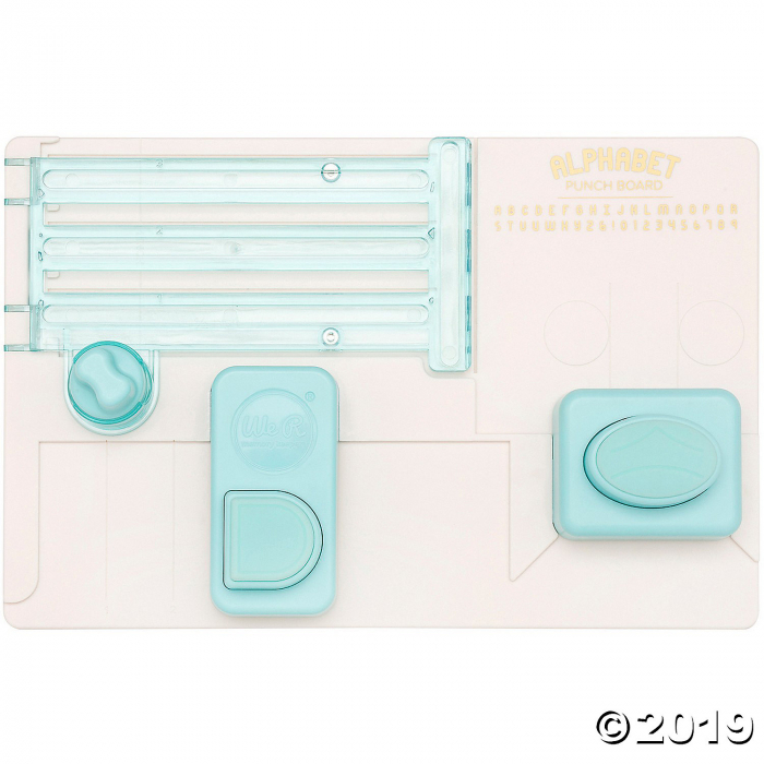 We R Memory Keepers Alphabet Punch Board (1 Piece(s))