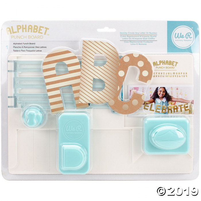 We R Memory Keepers Alphabet Punch Board (1 Piece(s))