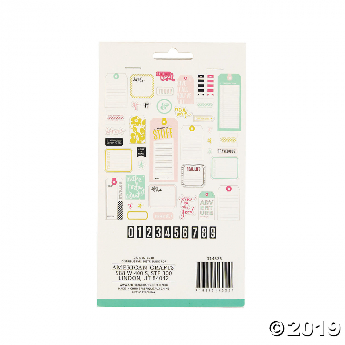 American Crafts Heidi Swapp® Adventure Ephemera Set (1 Set(s))