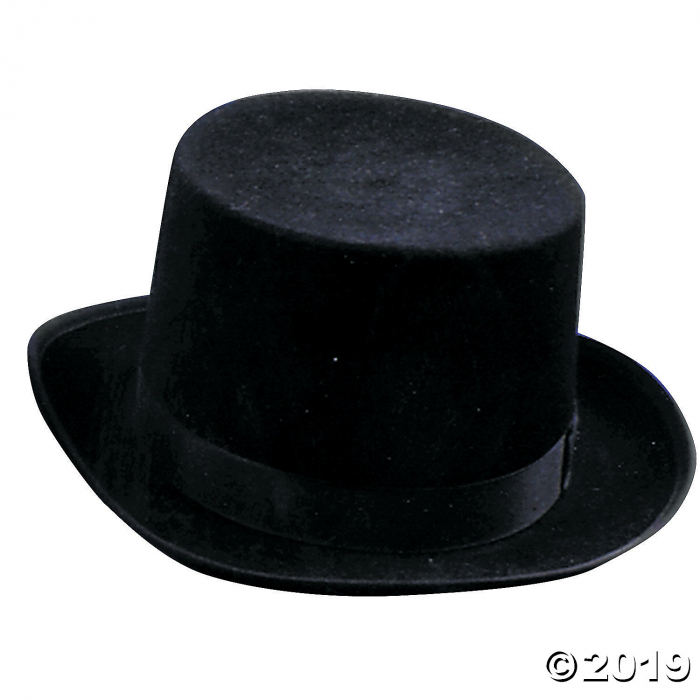 Black Felt Top Hat - Large (1 Piece(s)) Black Felt Top Hat - Large (1 Piece(s))