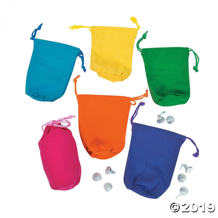 Mini canvas drawstring clearance bags