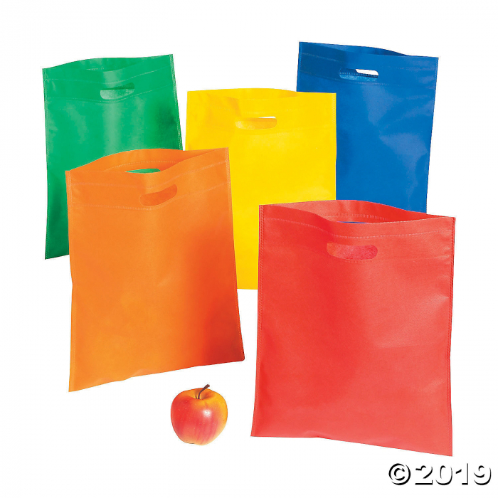 Large Cutout Handle Tote Bags (50 Piece(s))
