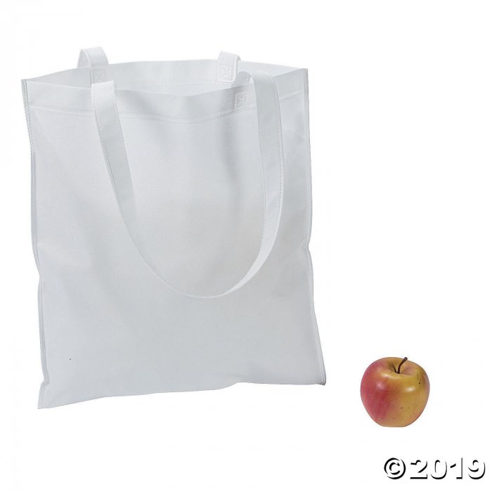 Large White Tote Bags (Per Dozen)