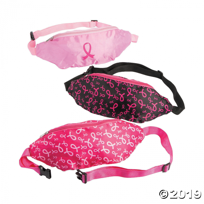 Pink Ribbon Fanny Pack Assortment (6 Piece(s))